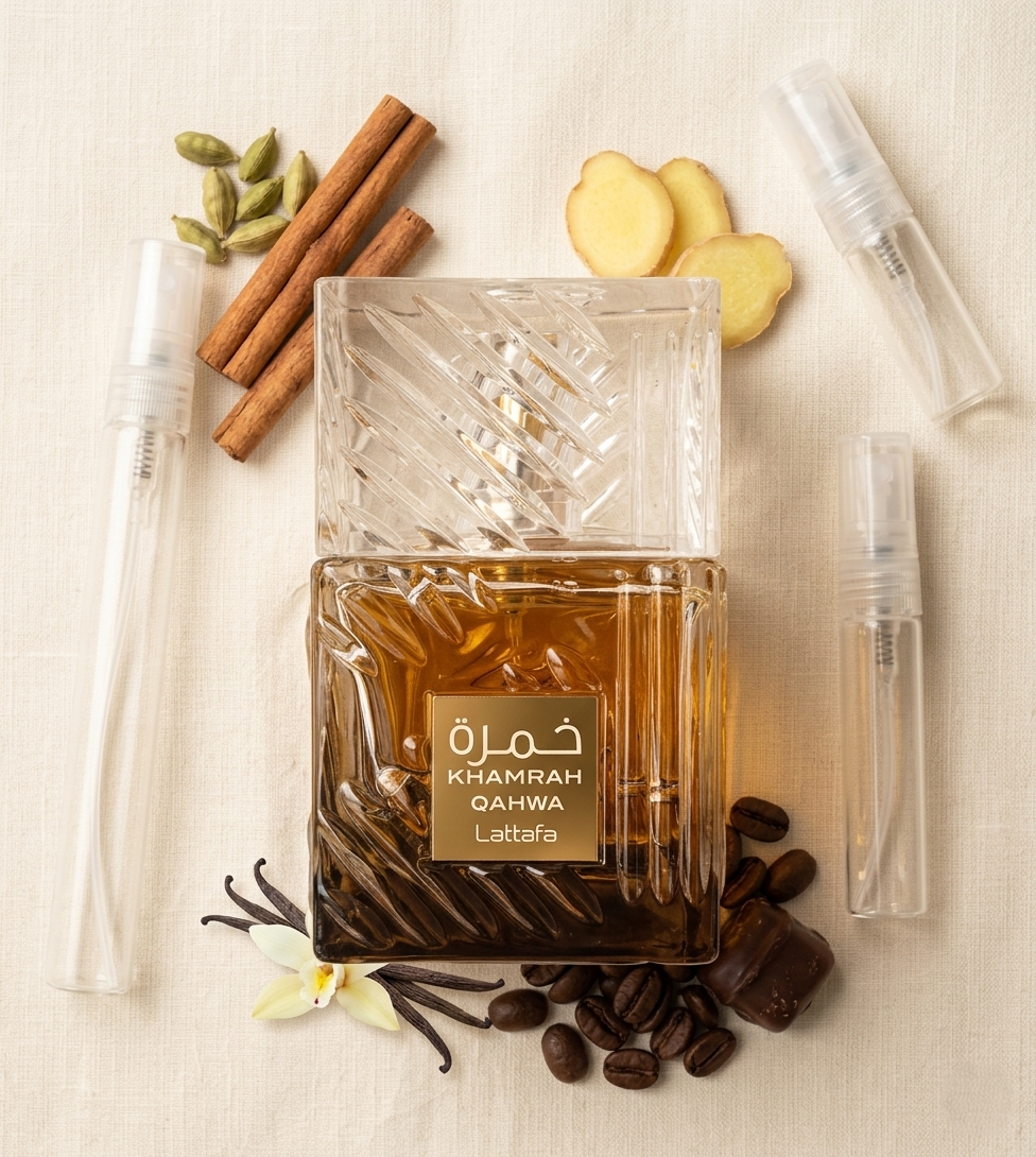 Vial Lattafa Khamrah Qahwa EDP